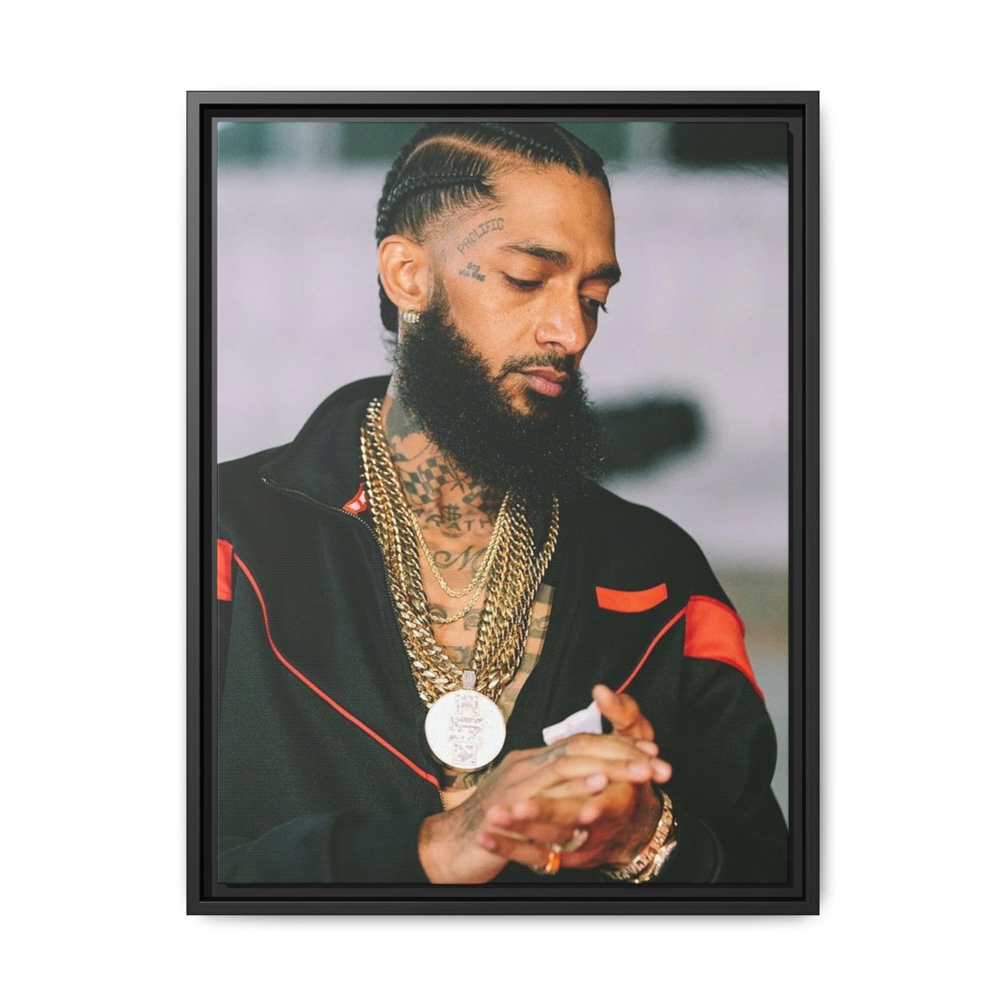 HU$$LE CANVAS WITH FRAME