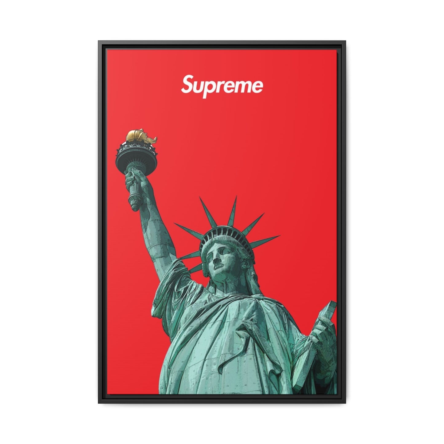 NY SUPREME CANVAS WITH FRAME
