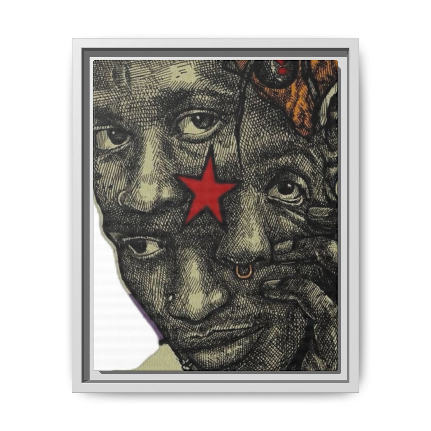 THUG FREE CANVAS WITH FRAME