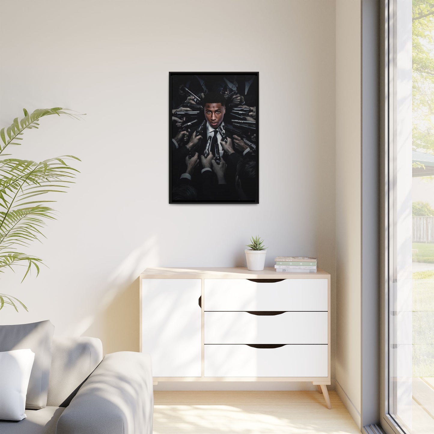 YOUNGBOY CANVAS WITH FRAME