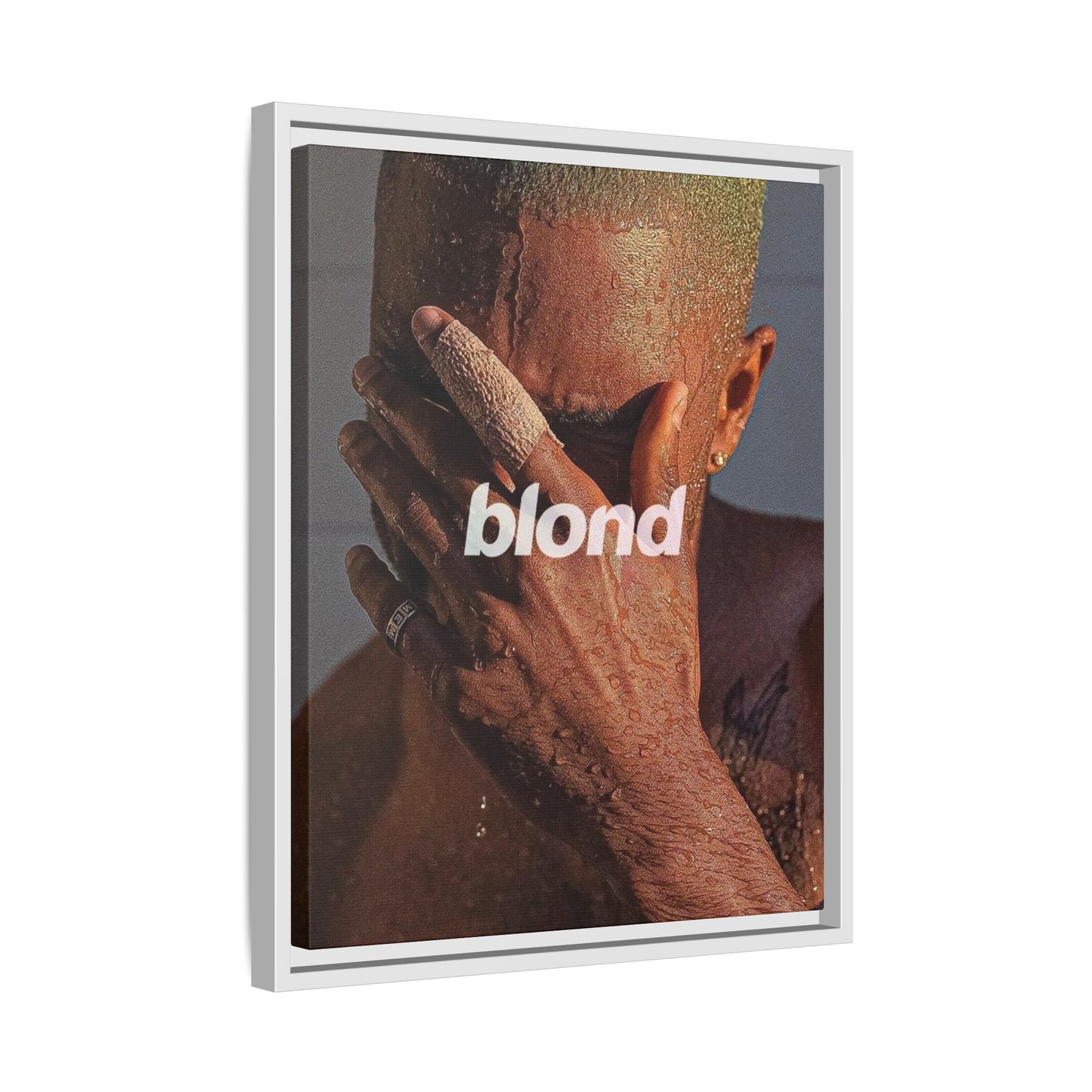 BLOND CANVAS WITH FRAME