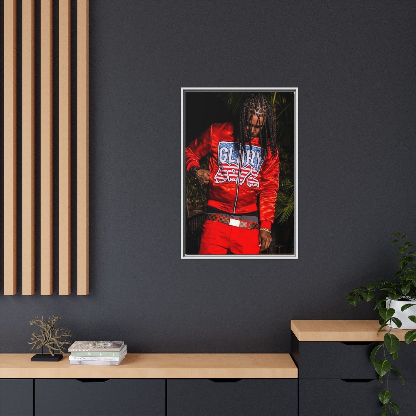 KEEF CANVAS WITH FRAME