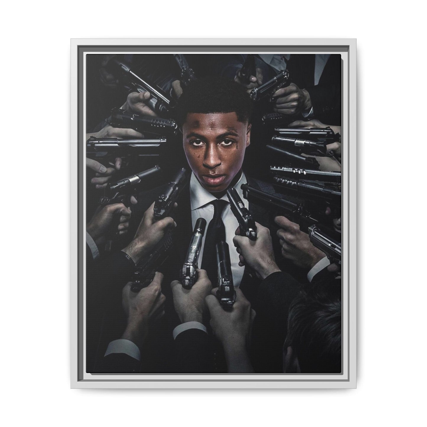 YOUNGBOY CANVAS WITH FRAME
