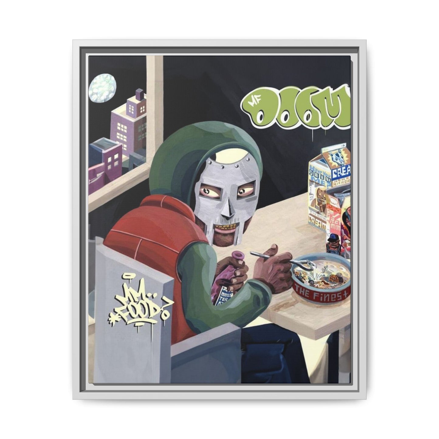 DOOM CANVAS WITH FRAME