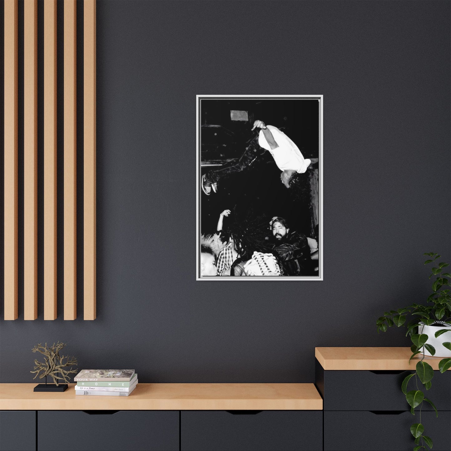DIE LIT CANVAS WITH FRAME