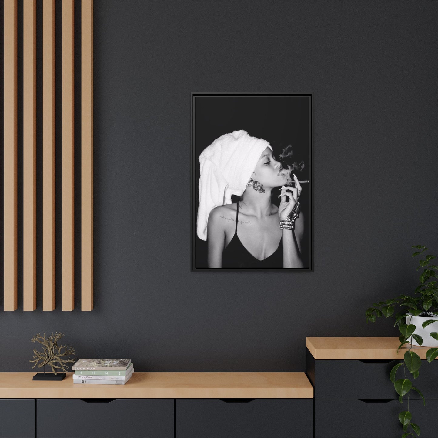 BADGAL CANVAS WITH FRAME