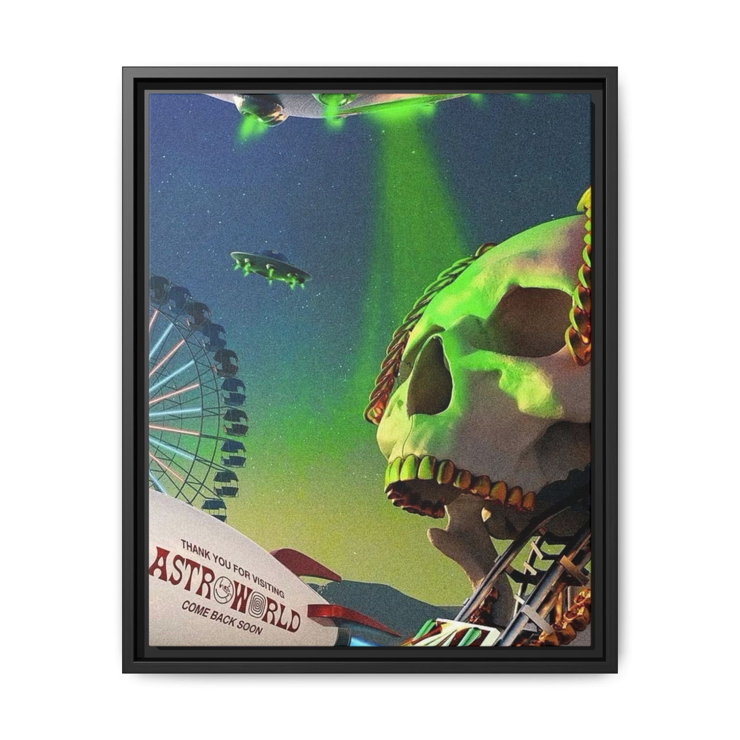 ASTROWORLD CANVAS WITH FRAME