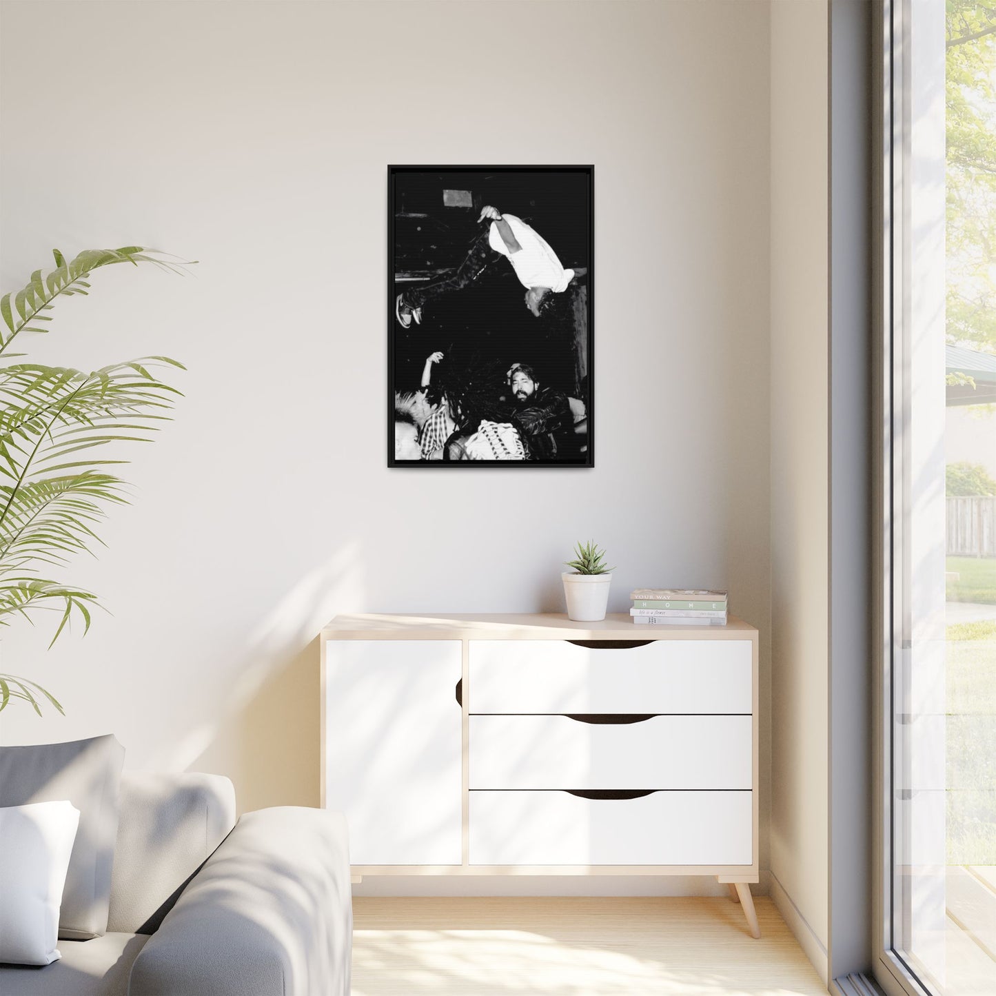 DIE LIT CANVAS WITH FRAME