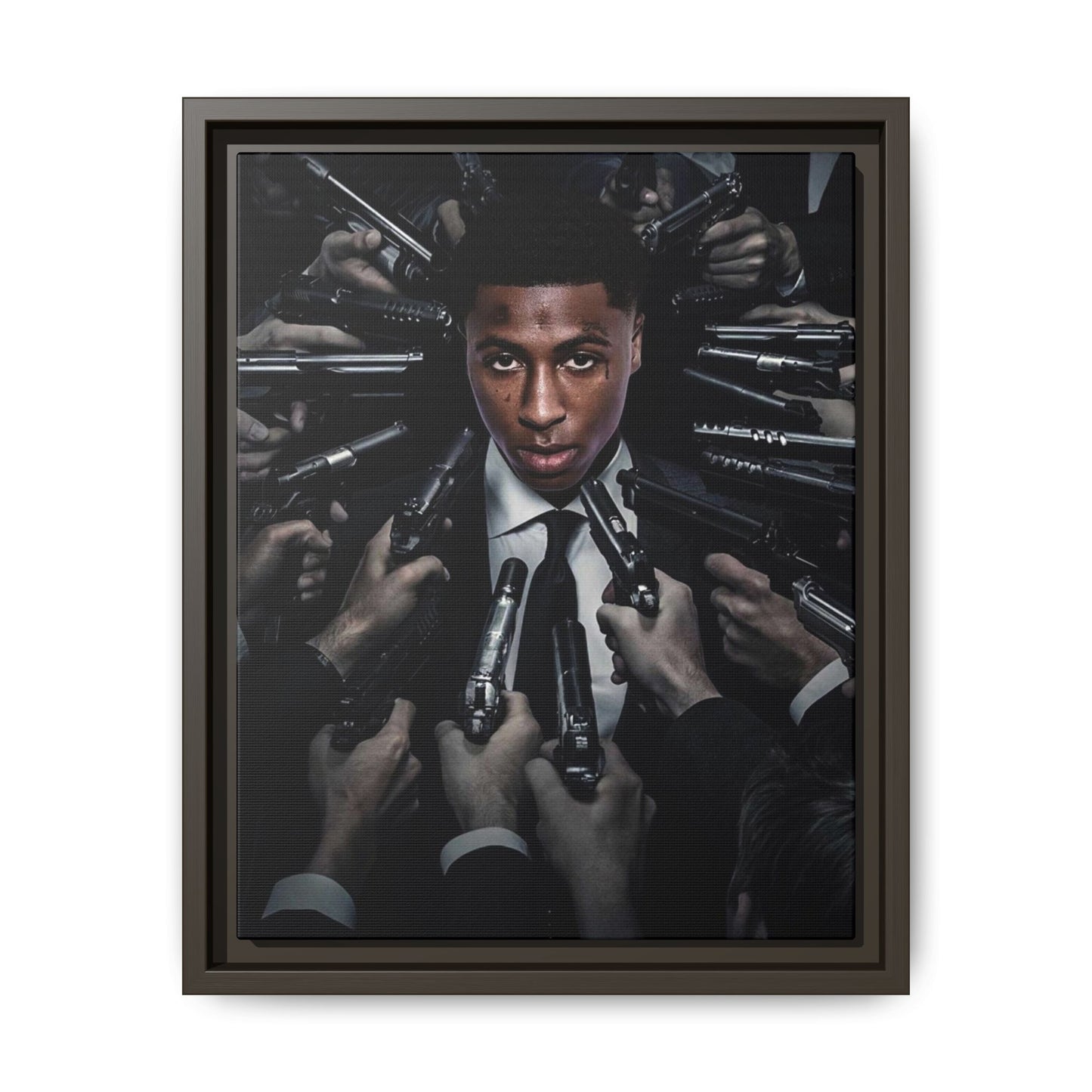 YOUNGBOY CANVAS WITH FRAME