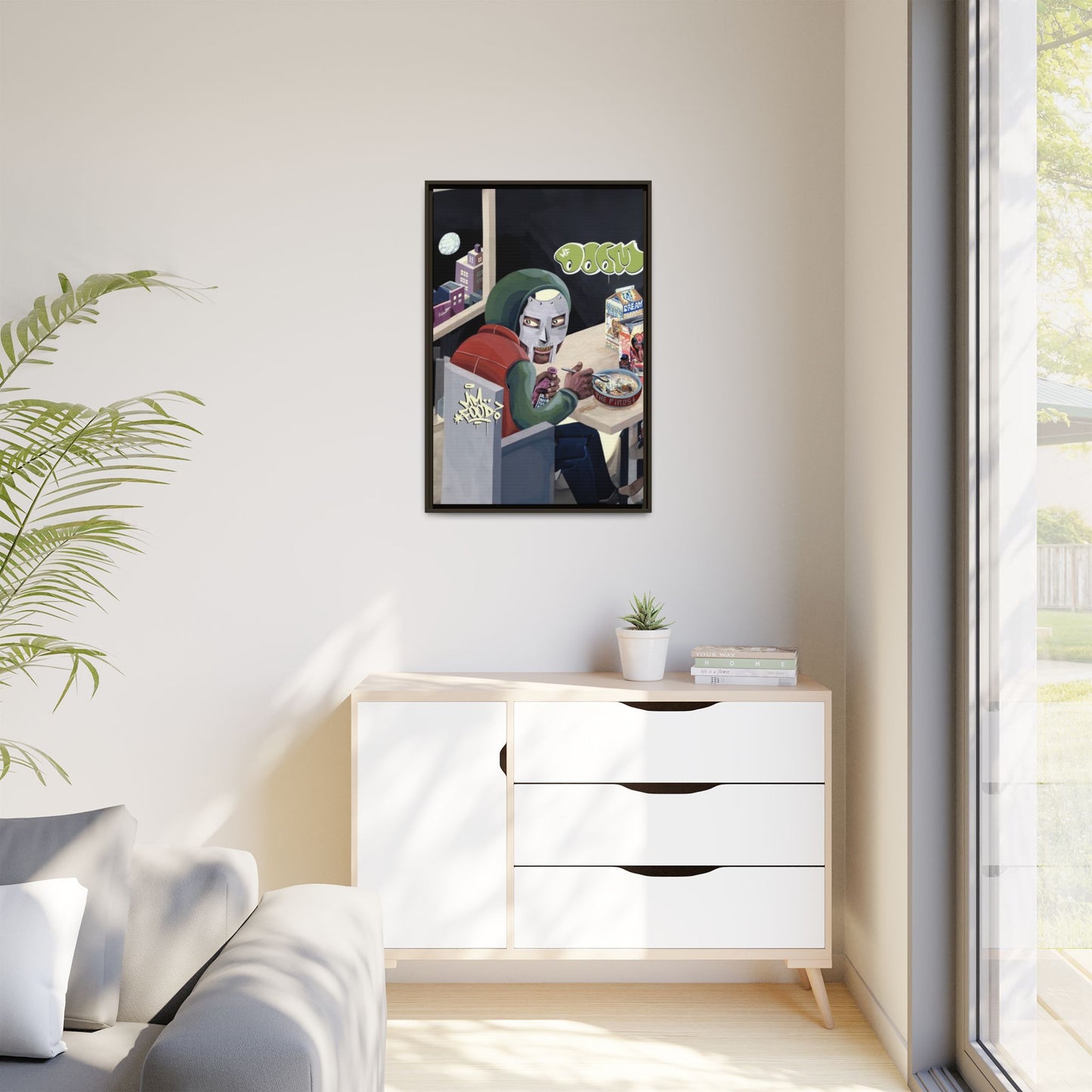 DOOM CANVAS WITH FRAME