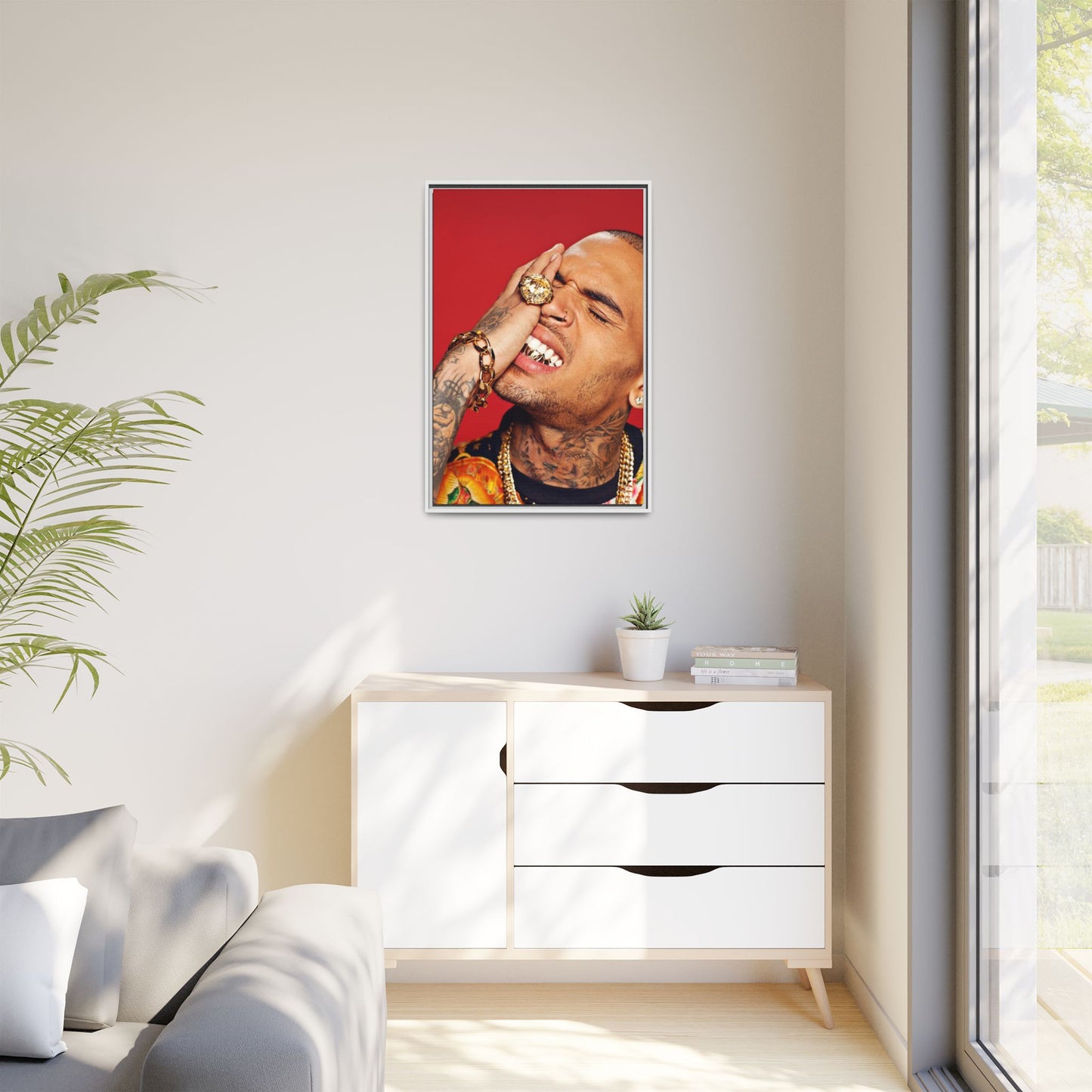 BREEZY CANVAS WITH FRAME