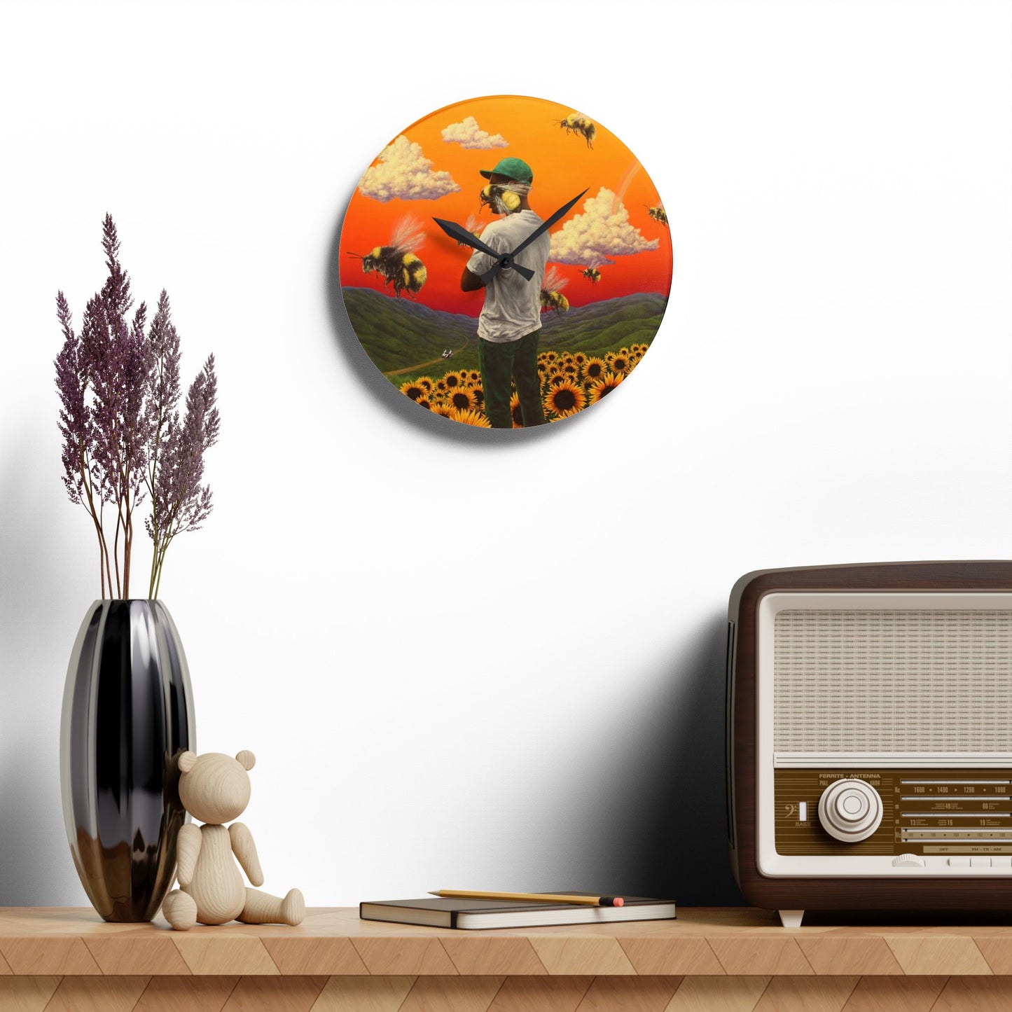 FLOWER BOY CLOCK