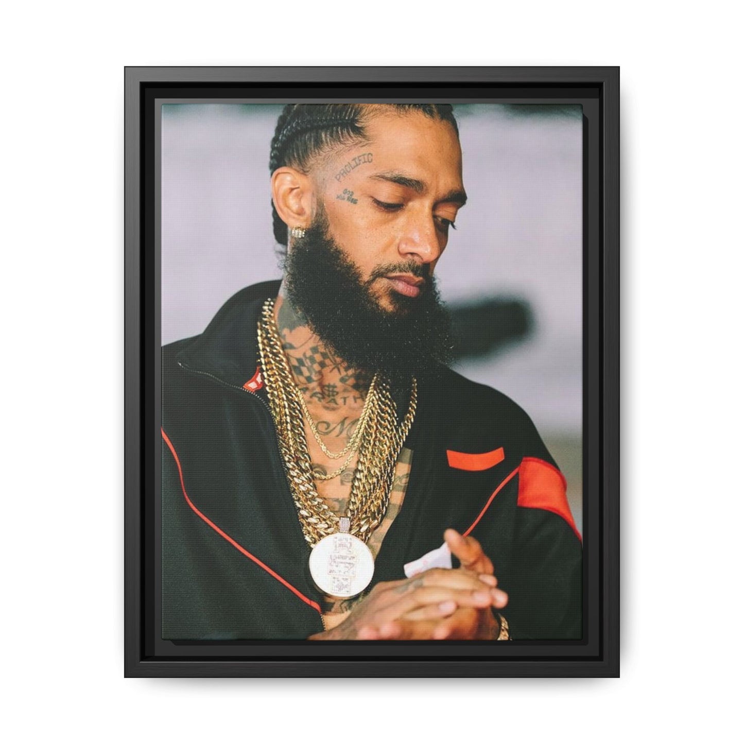 HU$$LE CANVAS WITH FRAME