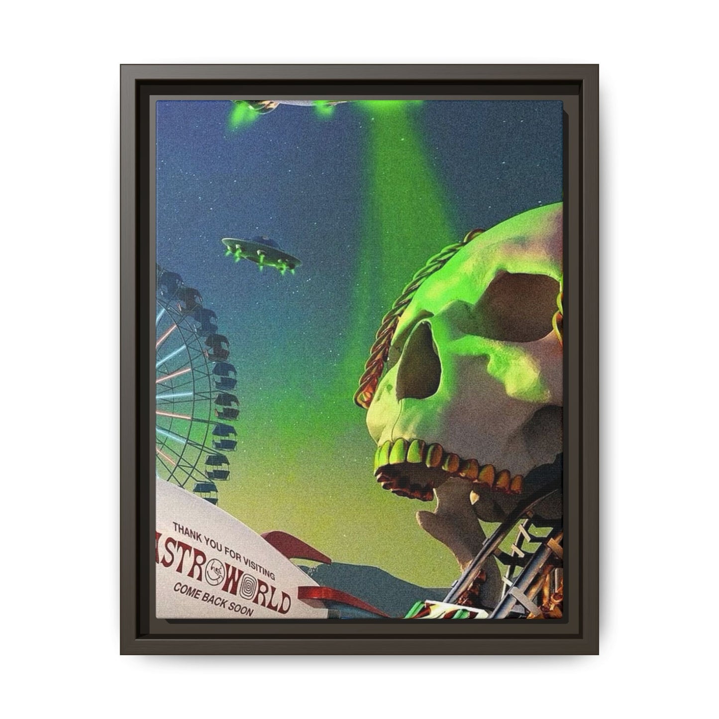 ASTROWORLD CANVAS WITH FRAME