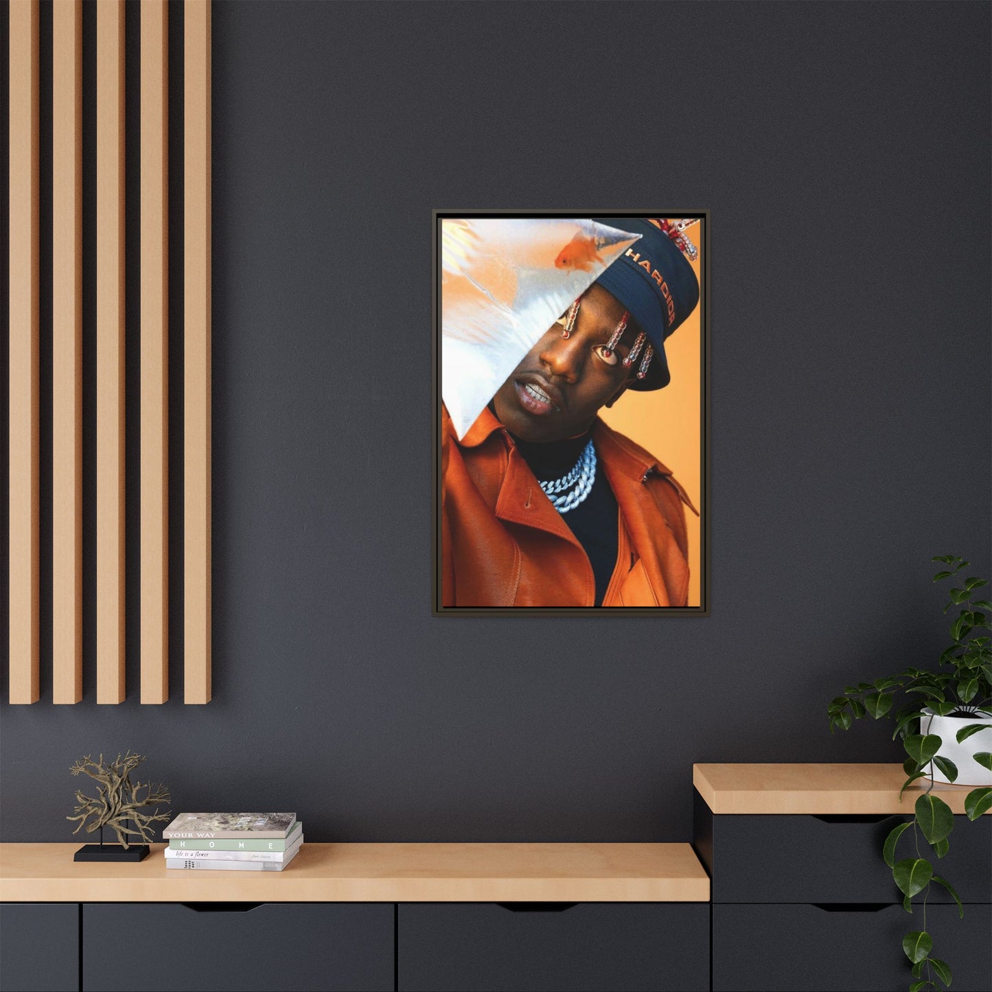 LIL BOAT CANVAS WITH FRAME