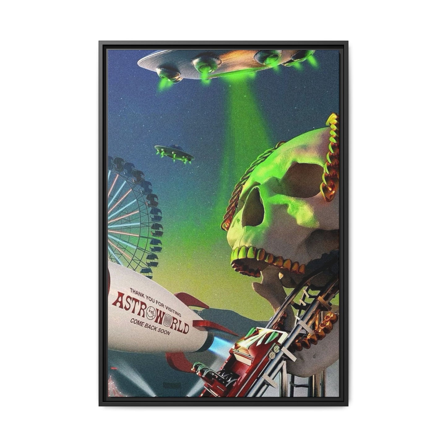 ASTROWORLD CANVAS WITH FRAME