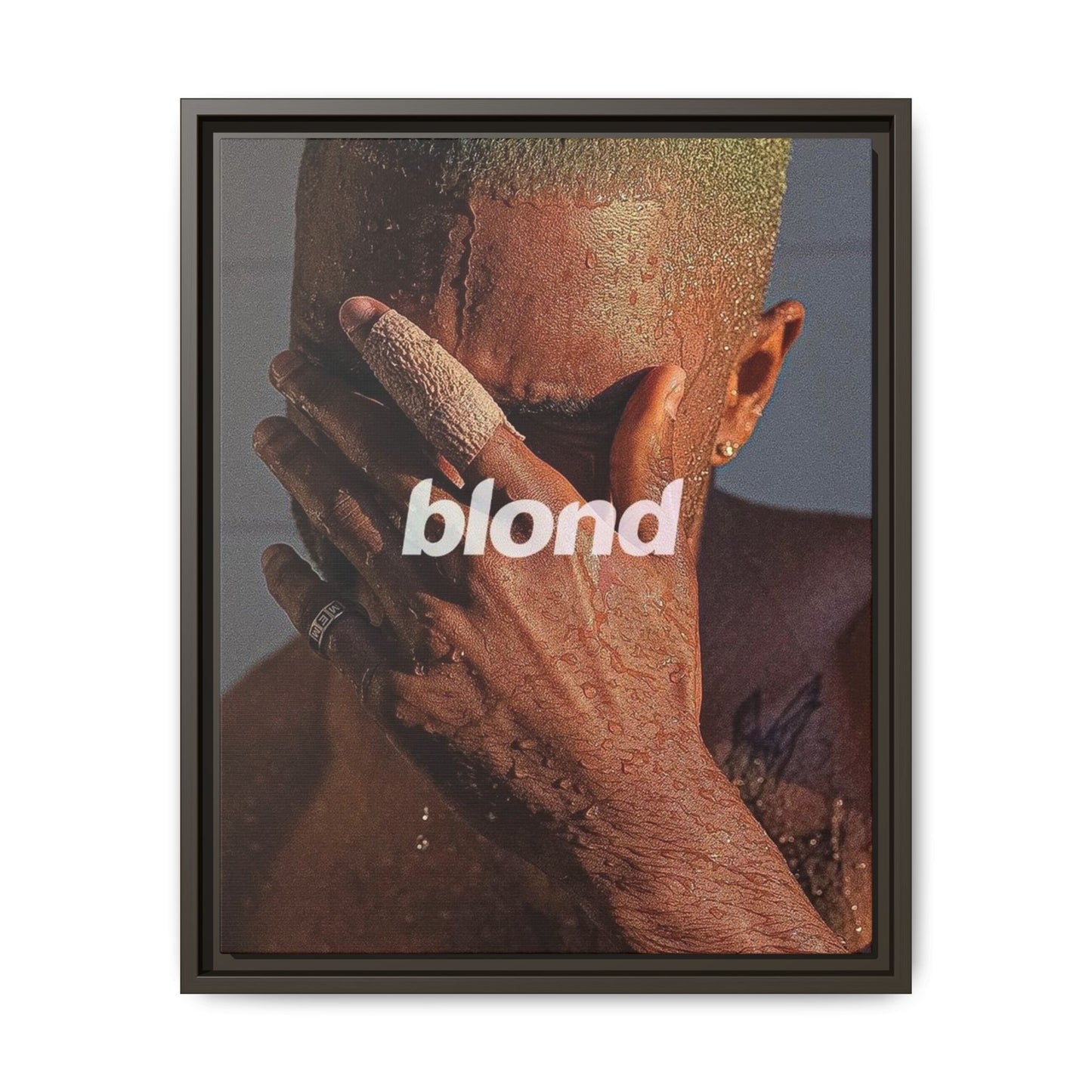 BLOND CANVAS WITH FRAME