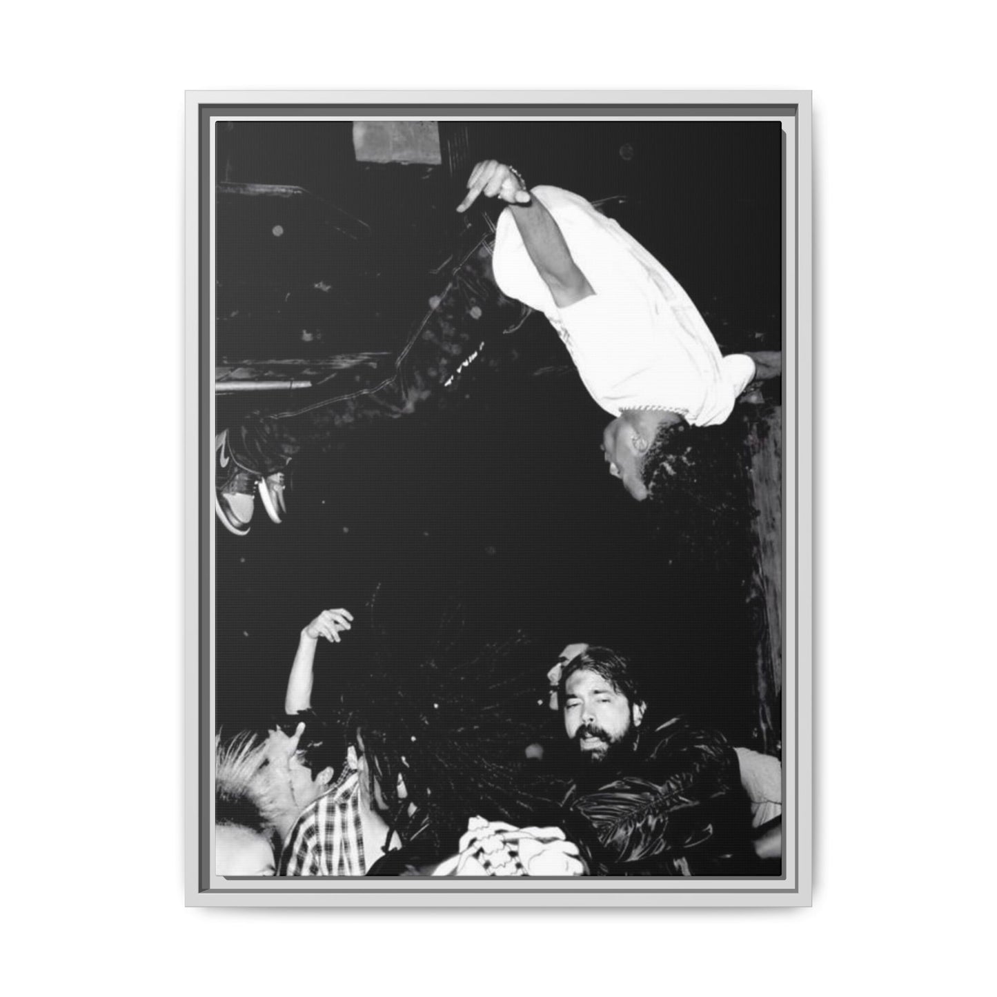 DIE LIT CANVAS WITH FRAME