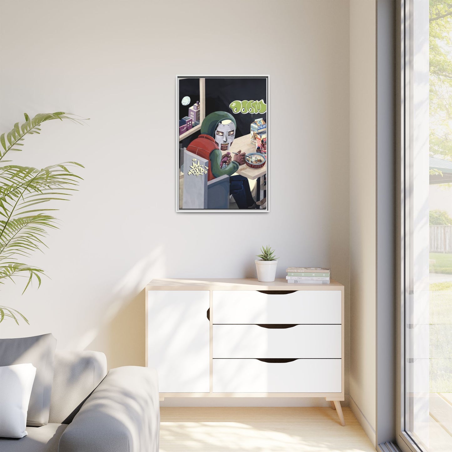 DOOM CANVAS WITH FRAME