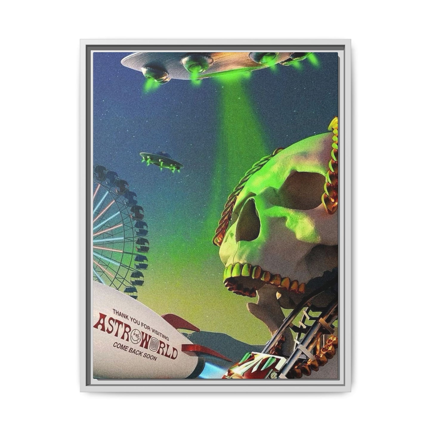 ASTROWORLD CANVAS WITH FRAME
