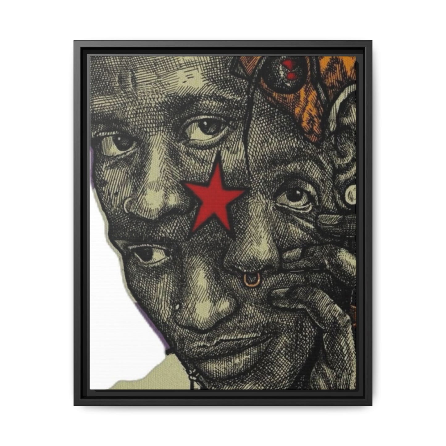 THUG FREE CANVAS WITH FRAME