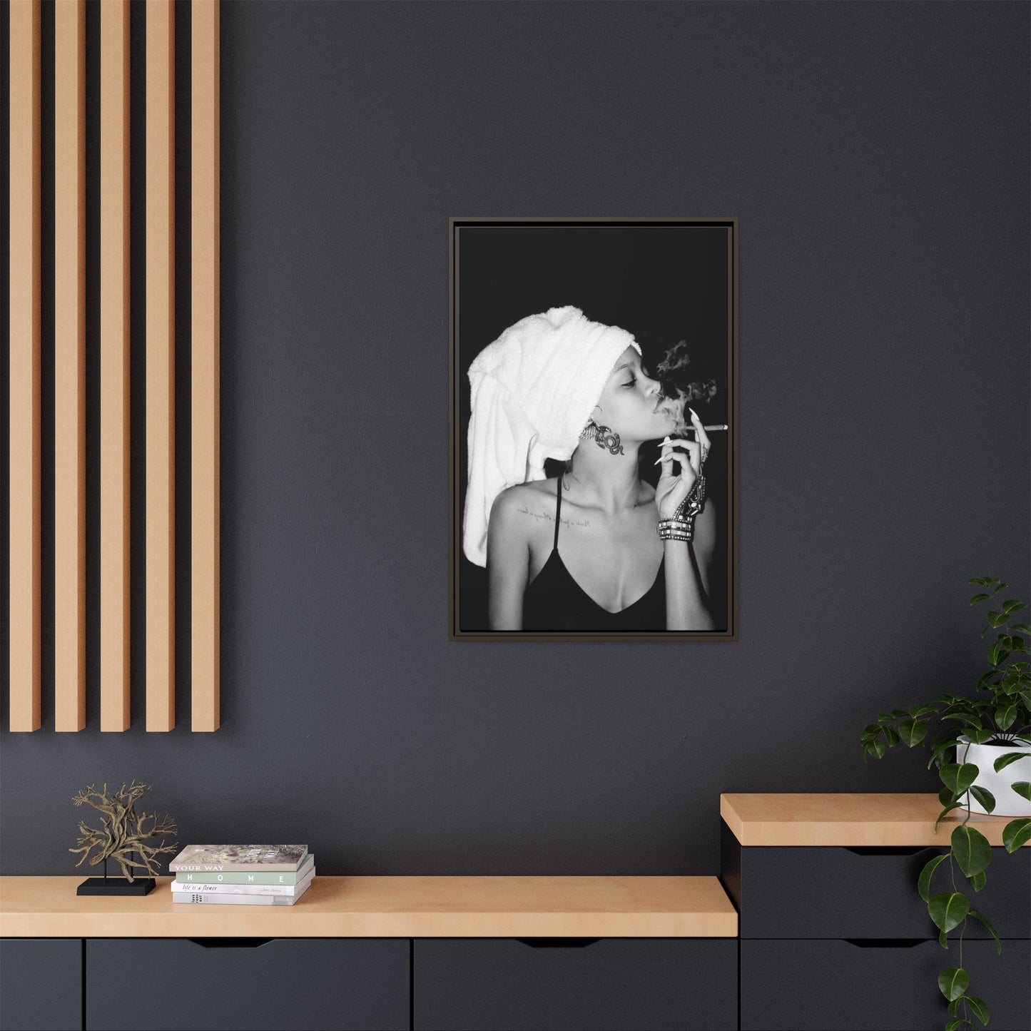 BADGAL CANVAS WITH FRAME