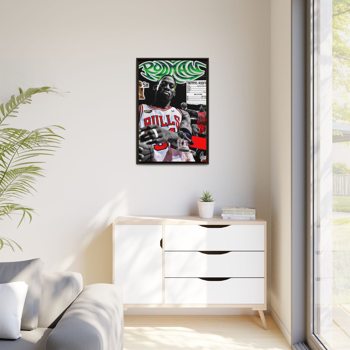 RODMAN CANVAS WITH FRAME