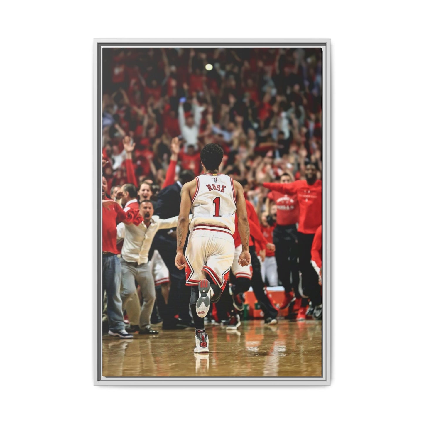 D ROSE CANVAS WITH FRAME