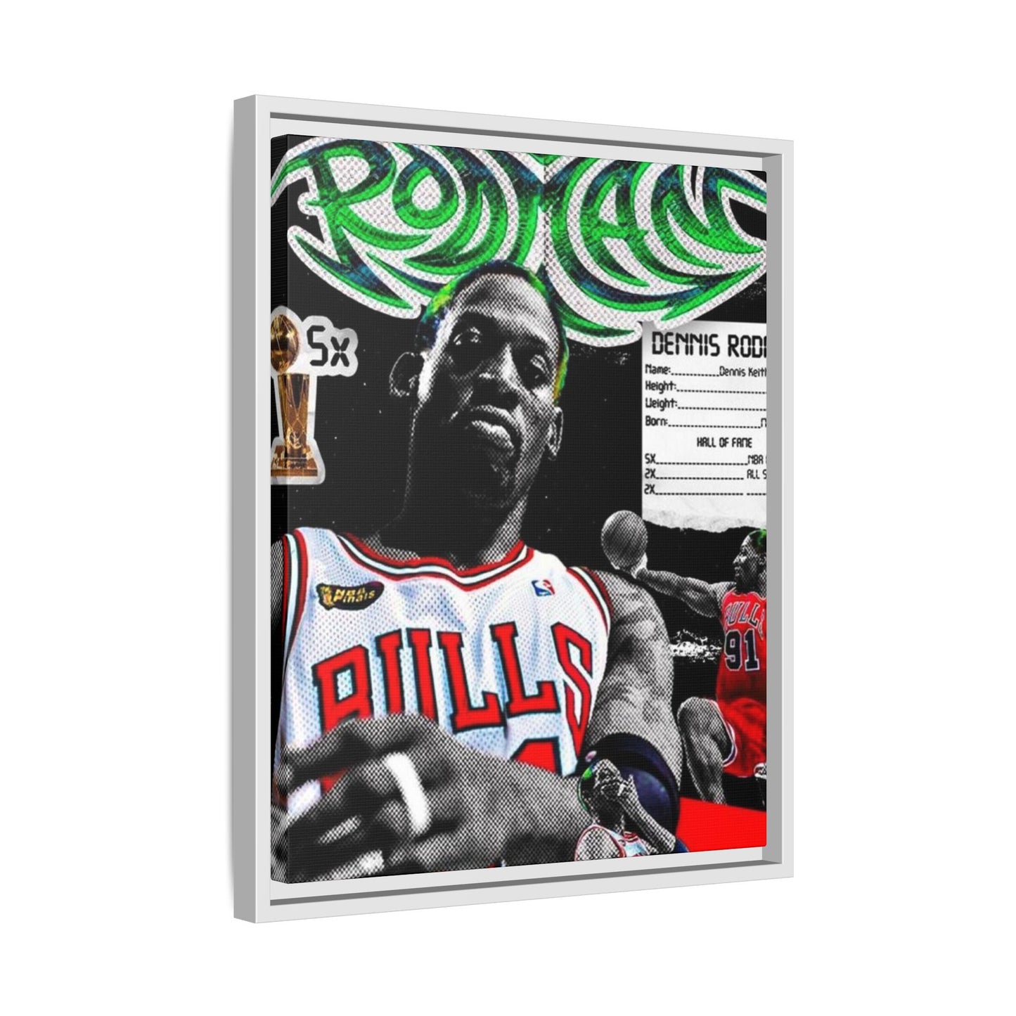RODMAN CANVAS WITH FRAME