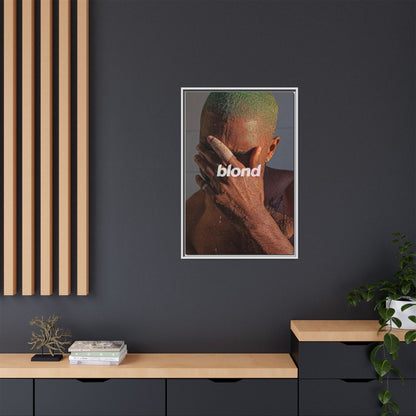 BLOND CANVAS WITH FRAME
