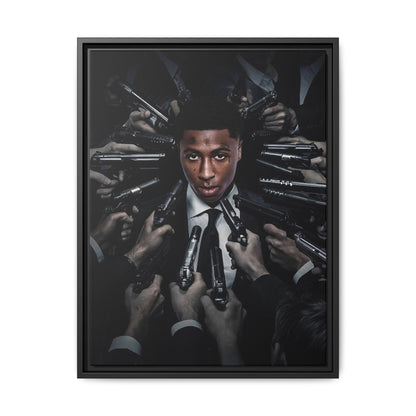 YOUNGBOY CANVAS WITH FRAME