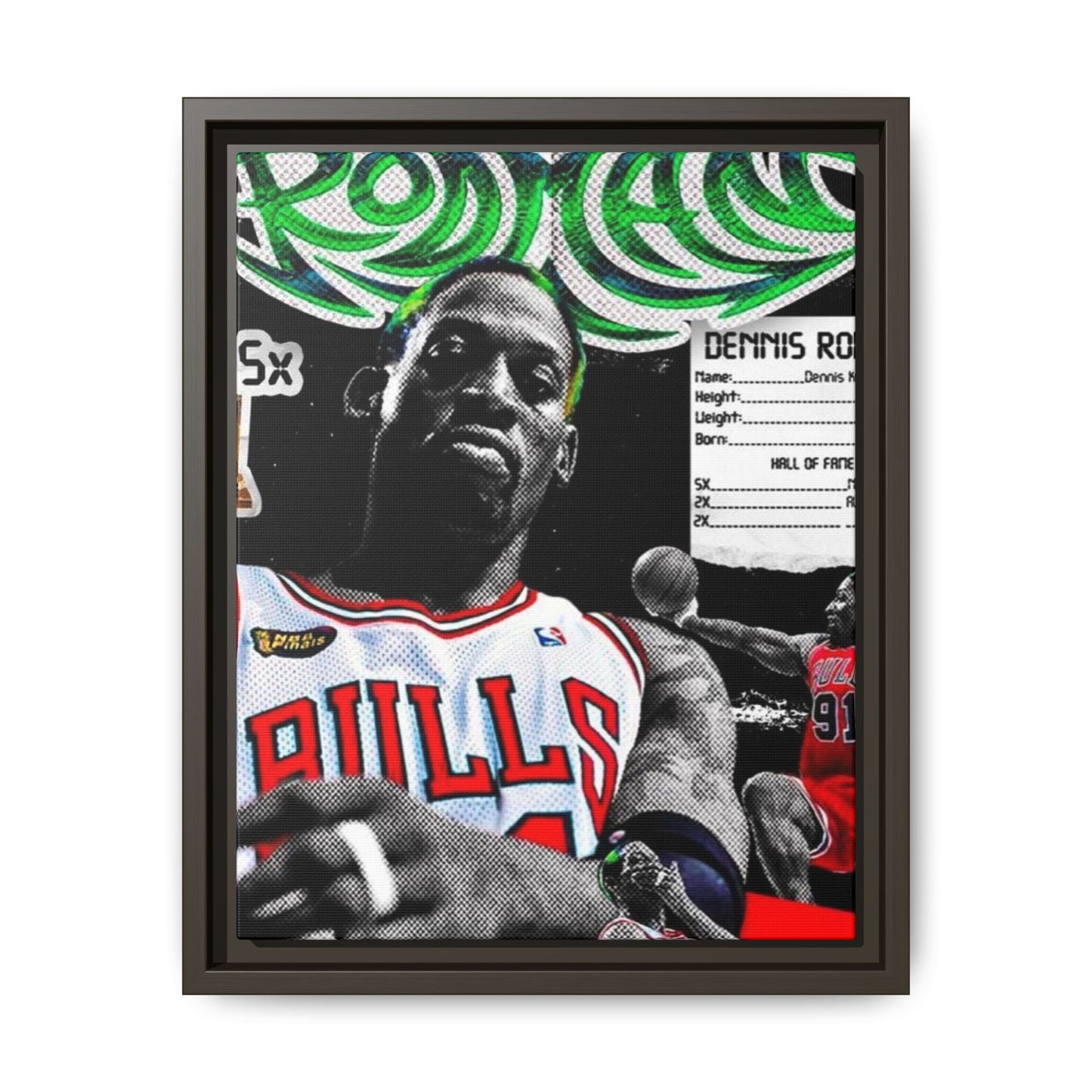 RODMAN CANVAS WITH FRAME