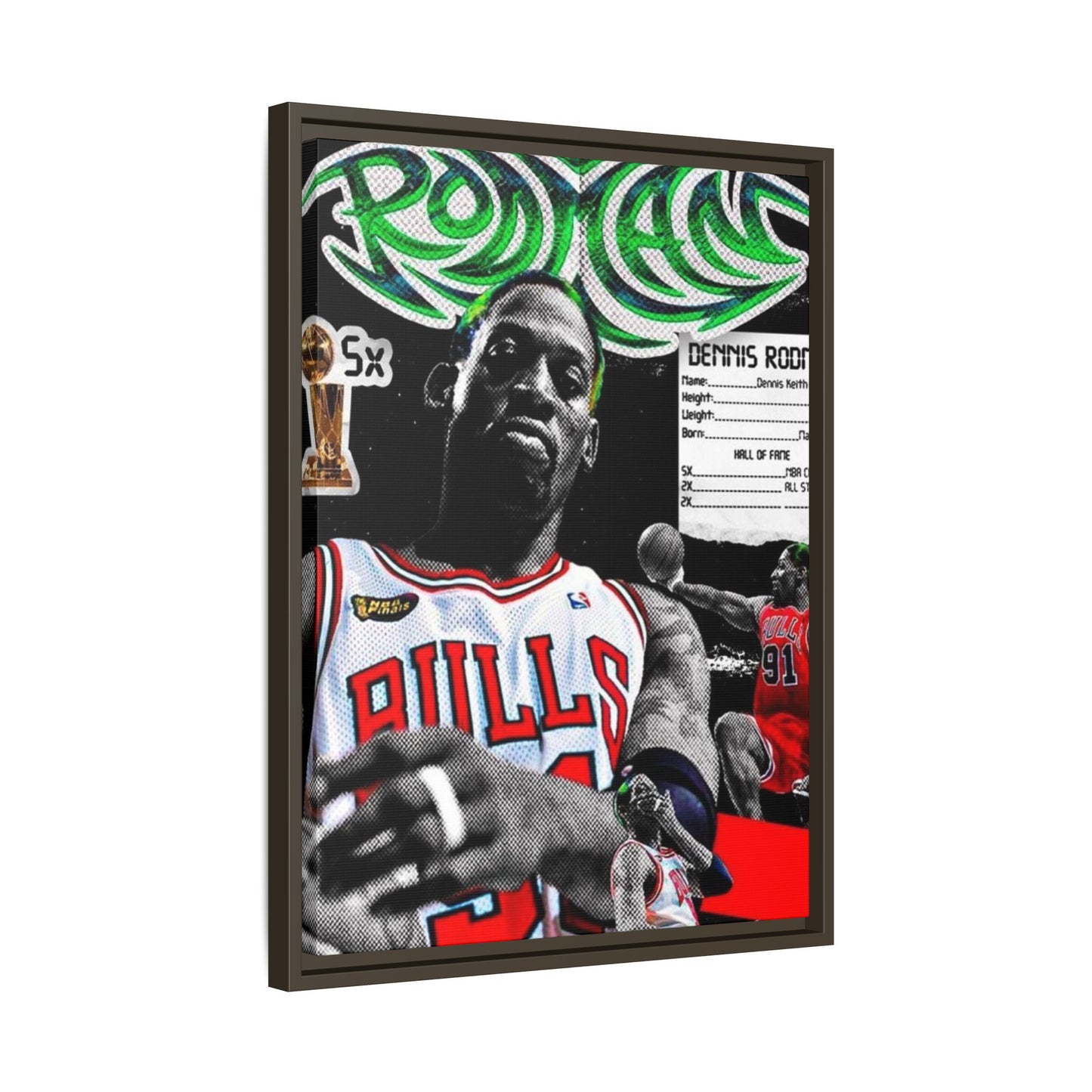 RODMAN CANVAS WITH FRAME