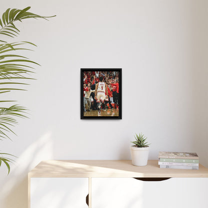 D ROSE CANVAS WITH FRAME