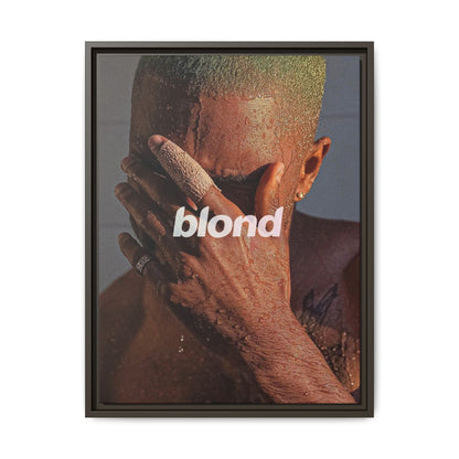 BLOND CANVAS WITH FRAME