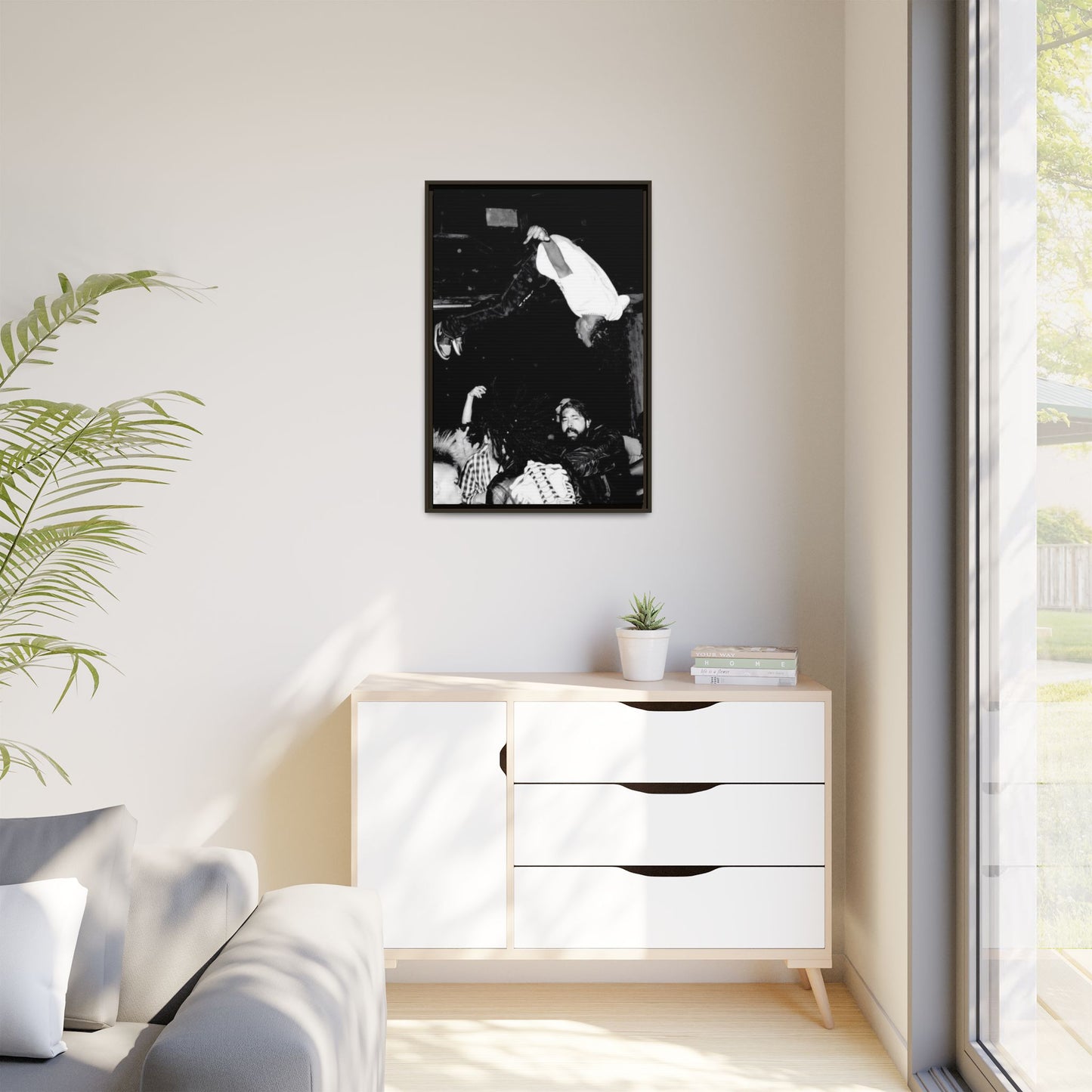 DIE LIT CANVAS WITH FRAME
