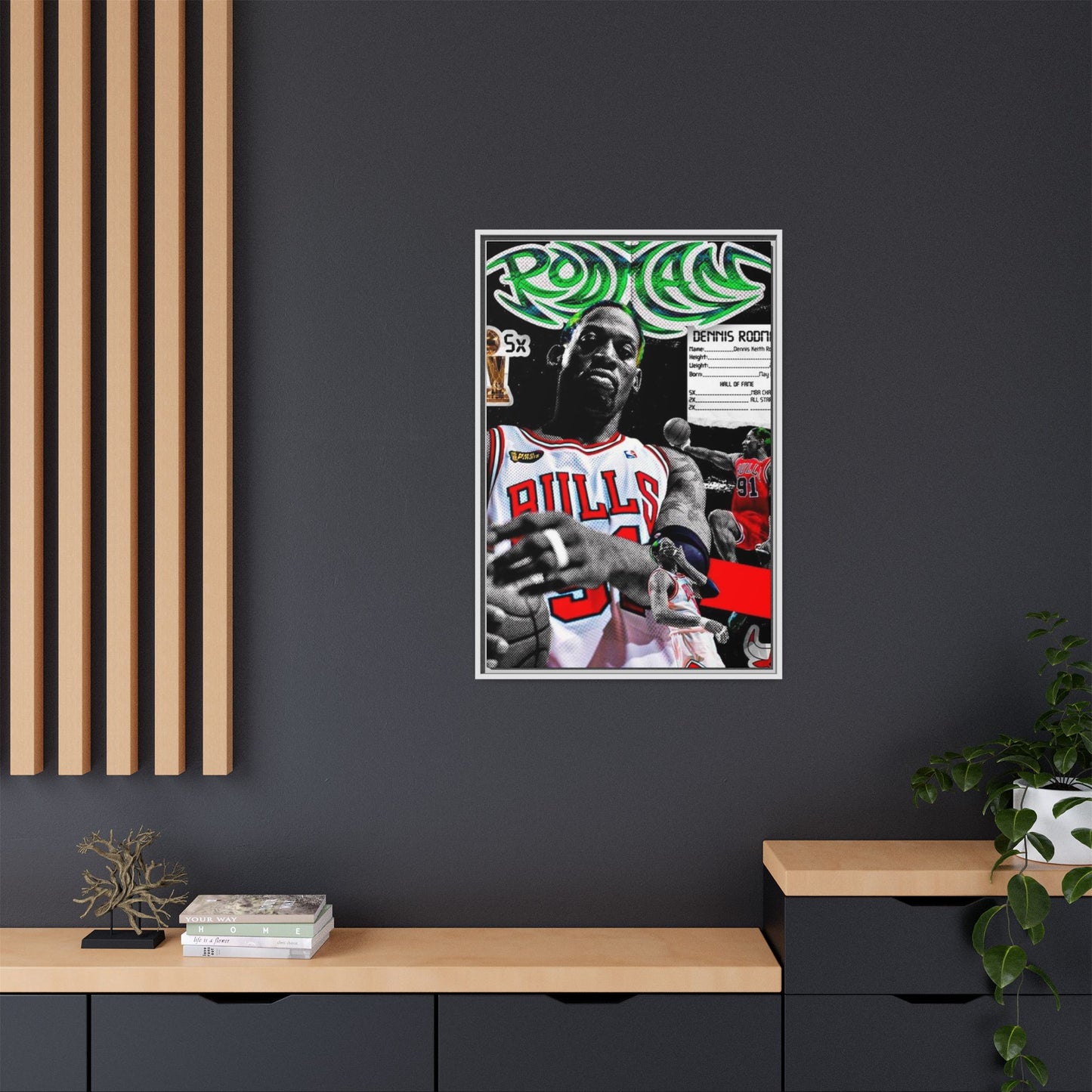 RODMAN CANVAS WITH FRAME