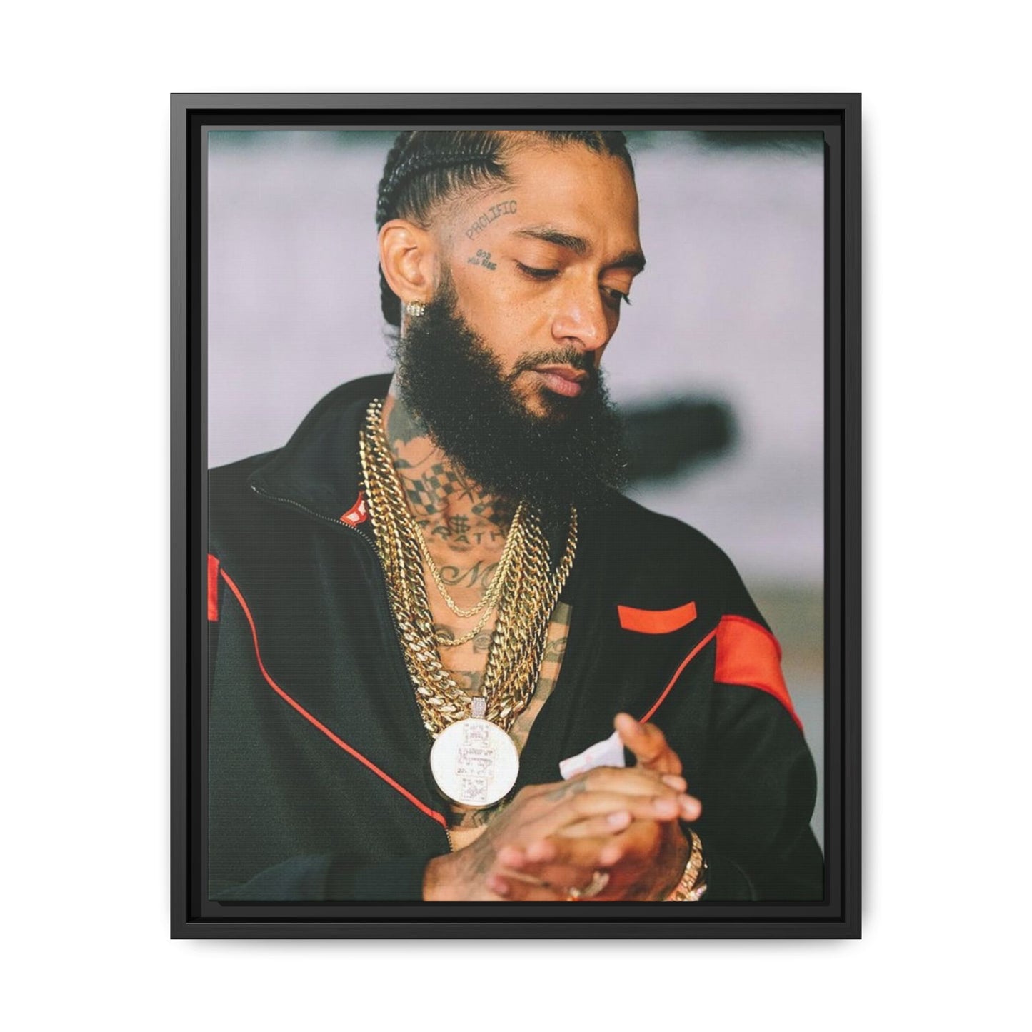 HU$$LE CANVAS WITH FRAME