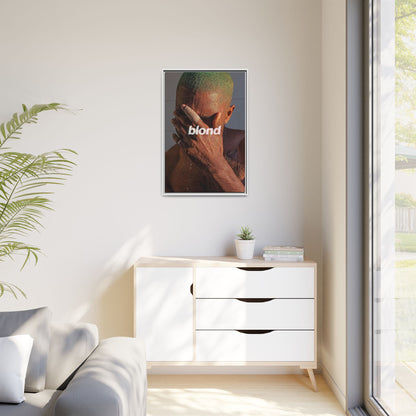 BLOND CANVAS WITH FRAME