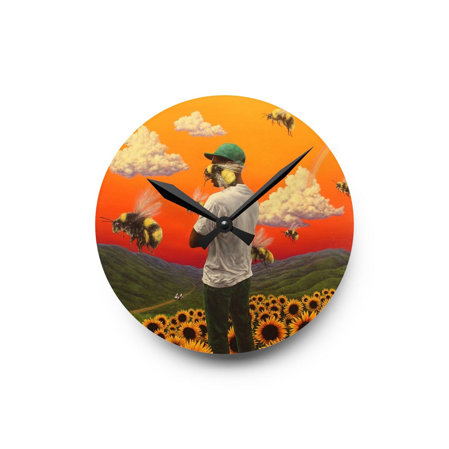 FLOWER BOY CLOCK