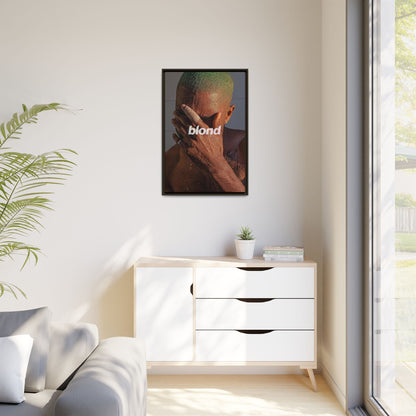 BLOND CANVAS WITH FRAME