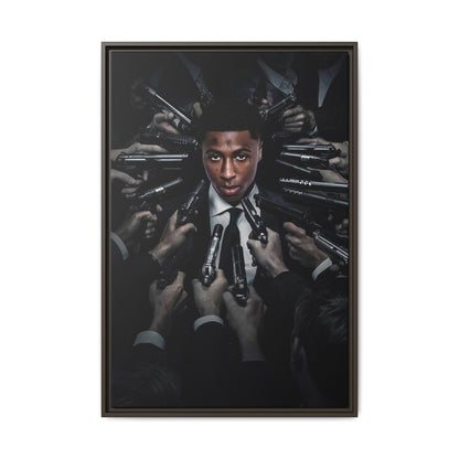 YOUNGBOY CANVAS WITH FRAME