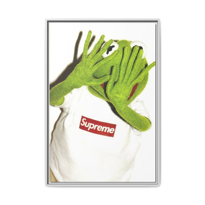 KERMIT CANVAS WITH FRAME
