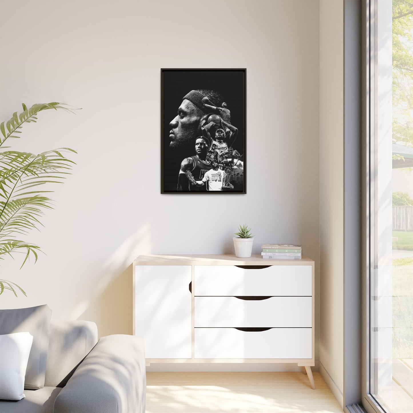 BRON CANVAS WITH FRAME