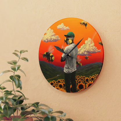 FLOWER BOY CLOCK