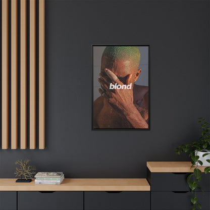 BLOND CANVAS WITH FRAME