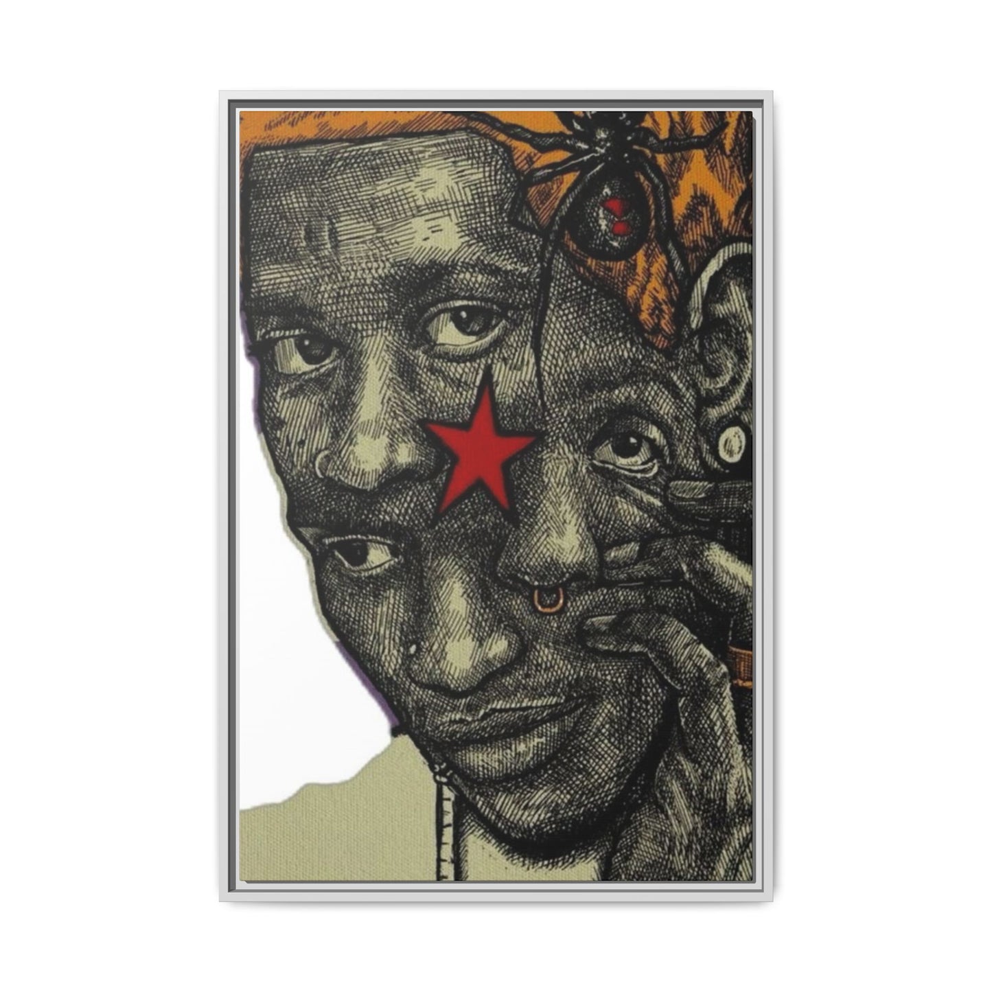 THUG FREE CANVAS WITH FRAME