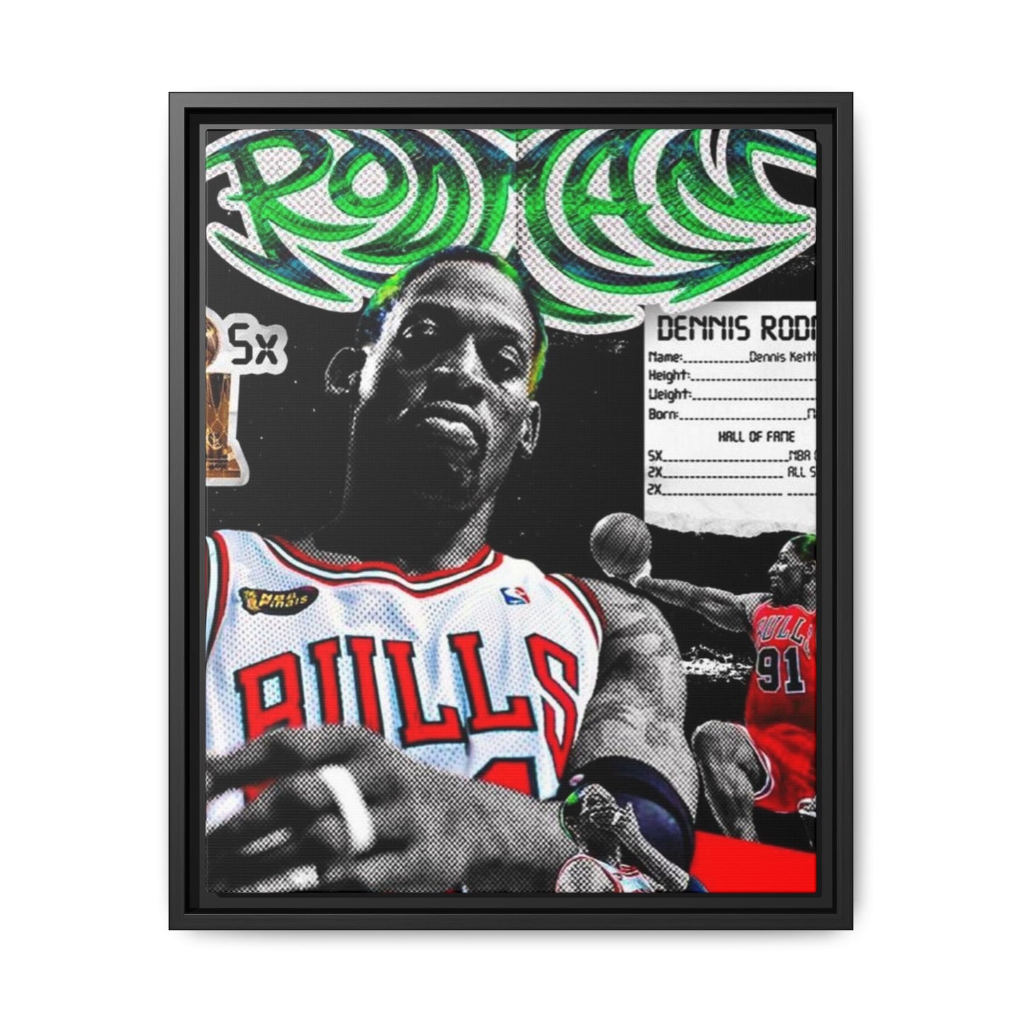 RODMAN CANVAS WITH FRAME