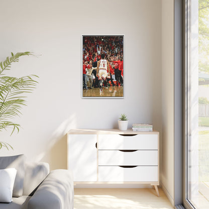 D ROSE CANVAS WITH FRAME