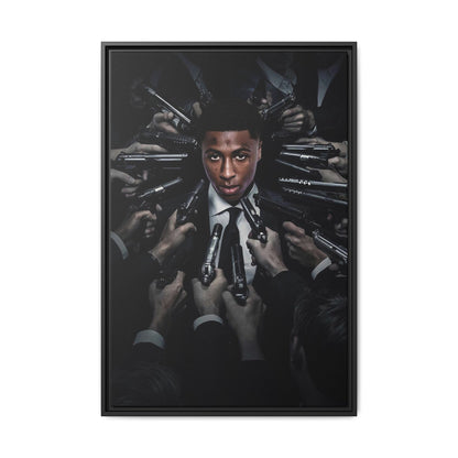 YOUNGBOY CANVAS WITH FRAME